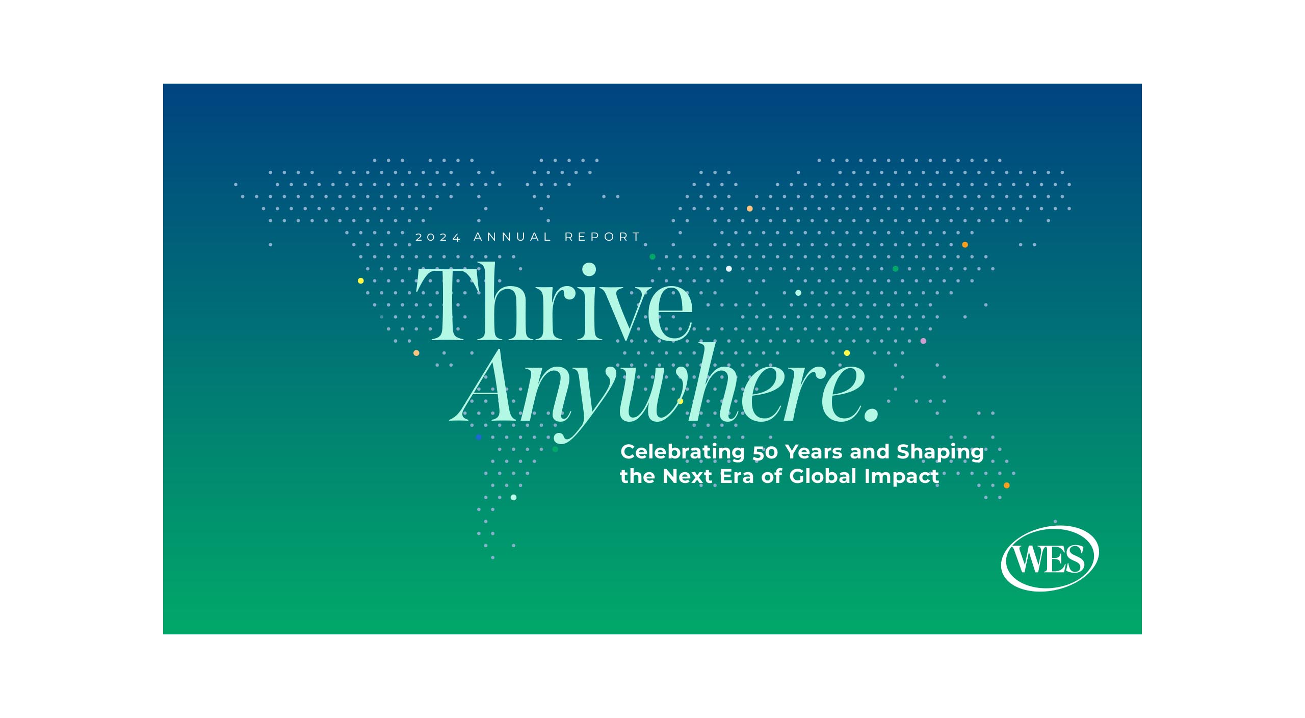 Thrive Anywhere cover of the 2024 Annual Report