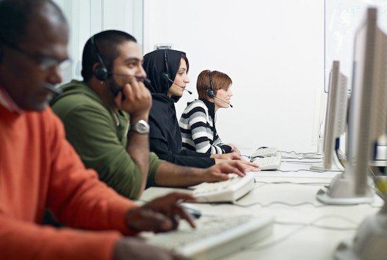 Call center employees