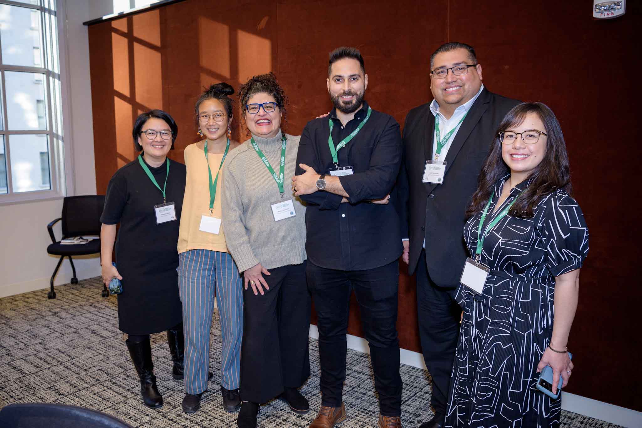 © David Trozzo, All Rights Reserved. A group of six WES conference attendees