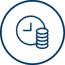 Time and money icon